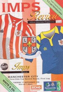 lincoln away 1996 to 97 programme
