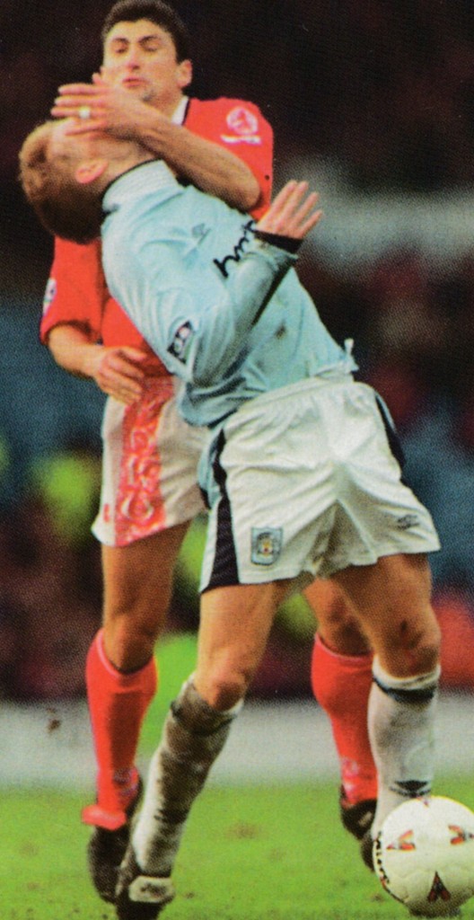 middlesbrough fa cup 1996 to 97 action lomas broken nose