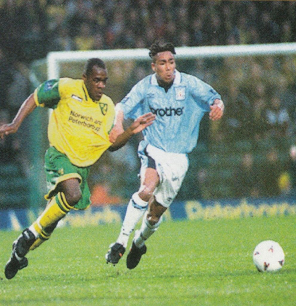 norwich away 1996 to 97 action