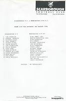 scarborough 1996 to 97 programme