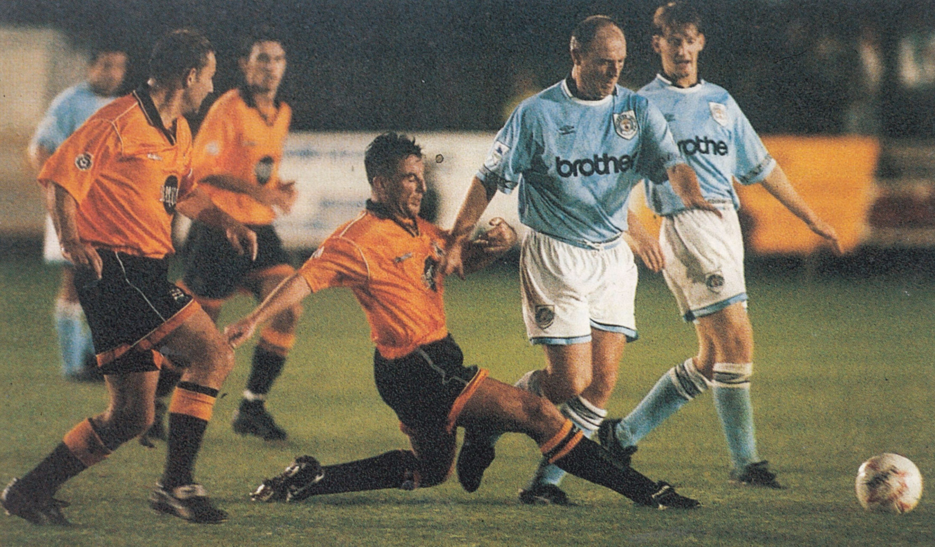 barnet away 1994 to 95 action5