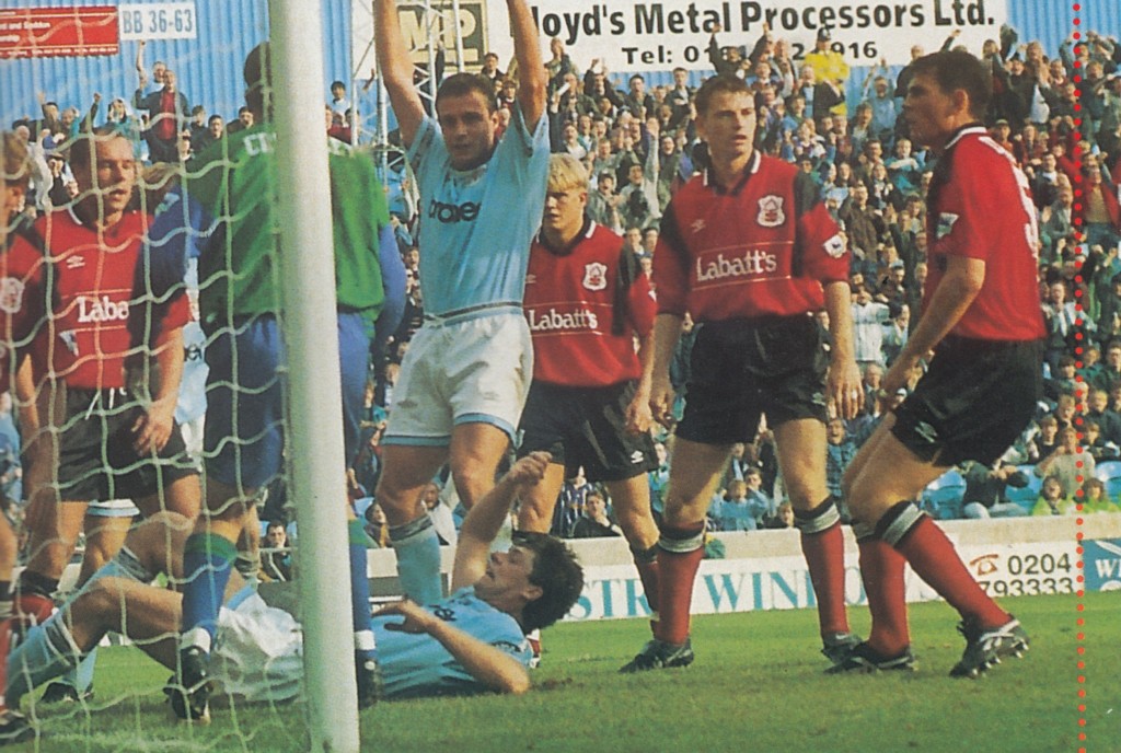 notts forest home 1994 to 95 quinn goal4