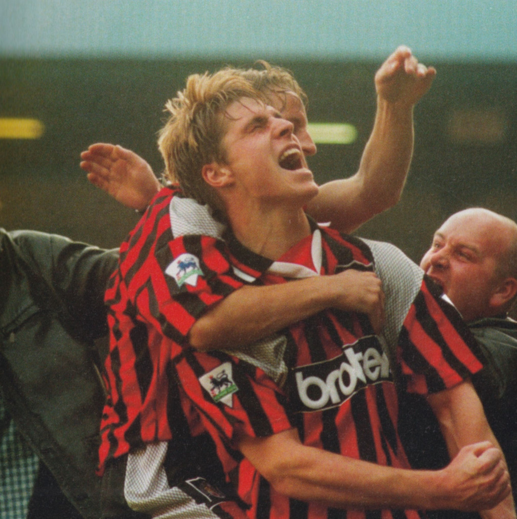 qpr away 1994 to 95 flitcroft goal