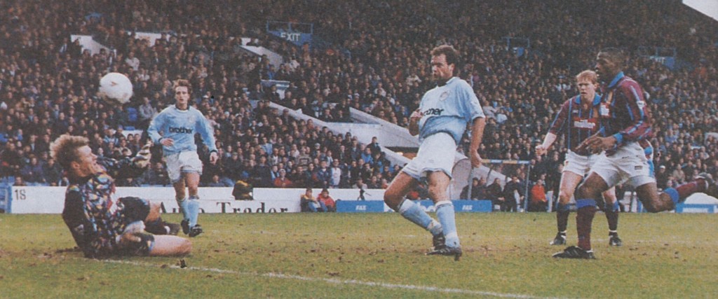 aston villa home 1994 to 95 rosler goal 2