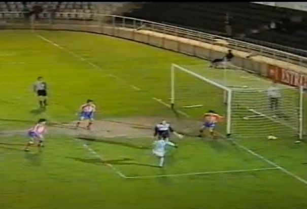athletico madrid away 1994 to 95 griffiths goal