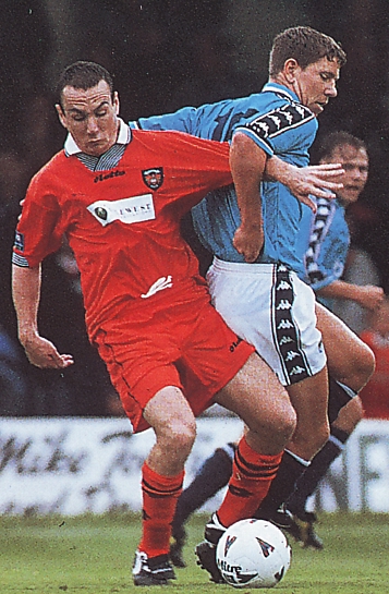 blackpool away friendly 1997 to 98 action3