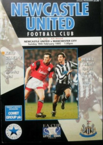 newcastle fa cup 1994 to 95 prog