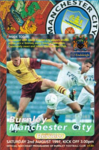 burnley friendly 1997 to 98 prog