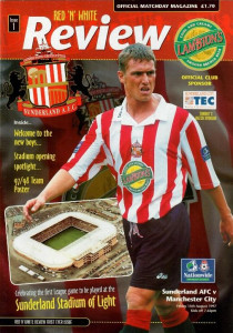 sunderland away 1997 to 98 prog