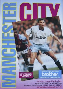 aston villa home 1991 to 92 prog