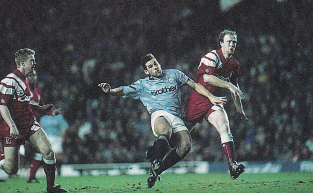 liverpool away 1991 to 92 white goal6