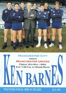 man utd ken barnes test 1991 to 92 prog