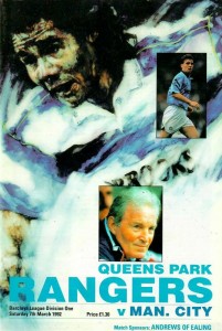 qpr away home 1991 to 92 prog