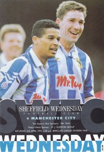 sheff weds away 1991 to 92 prog