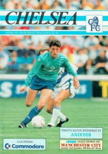 Chelsea away 1990 to 91 prog