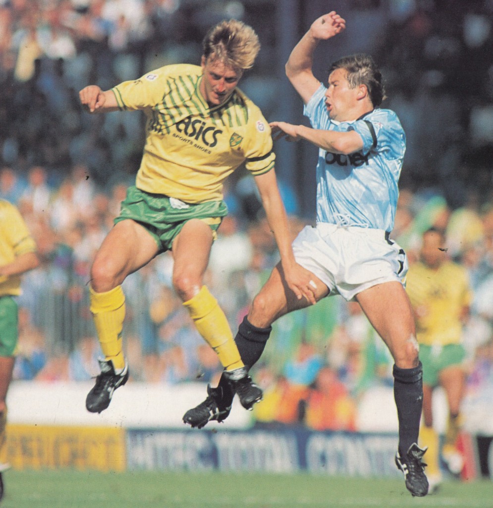 norwich home 1990 to 91 action7