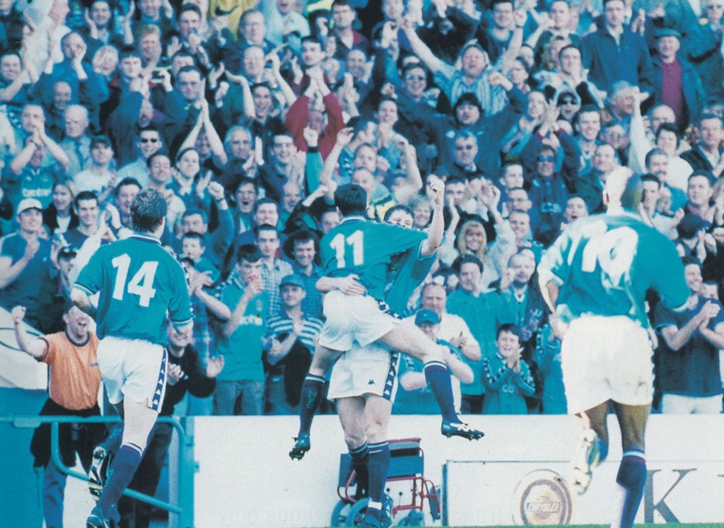 wigan home 1998 to 99 cooke goal