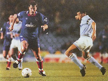 chelsea coca cola cup 1993 to 94 action