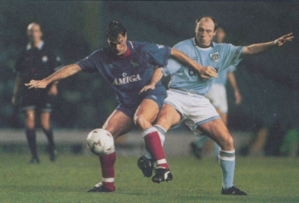chelsea cola cup 1993 to 94 action