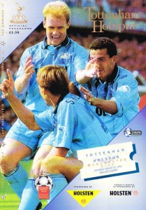 tottenham away 1993 to 94 prog