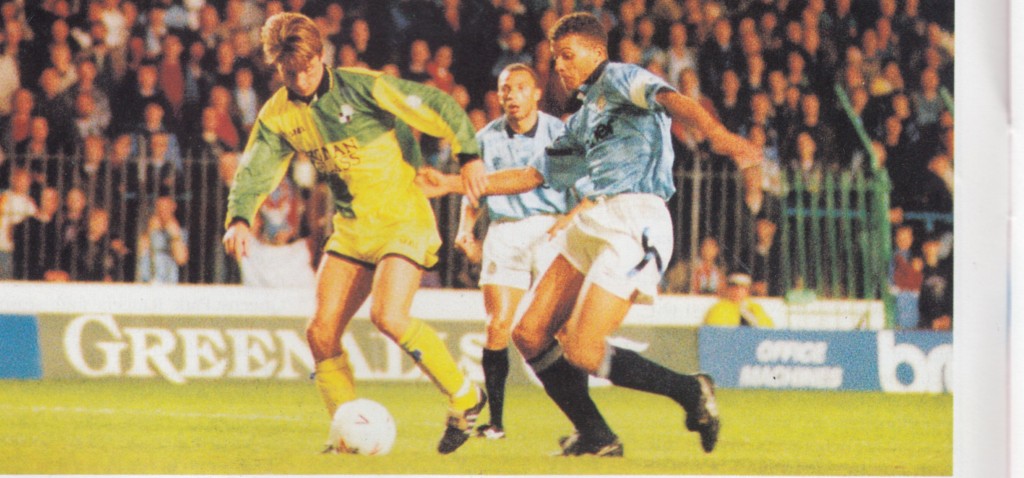 bristol rovers lge cup home 1992 to 93 action11