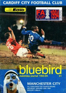 cardiff fa cup 1993 to 94 prog