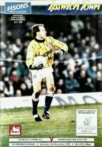 ipswich away 1992 to 93 prog