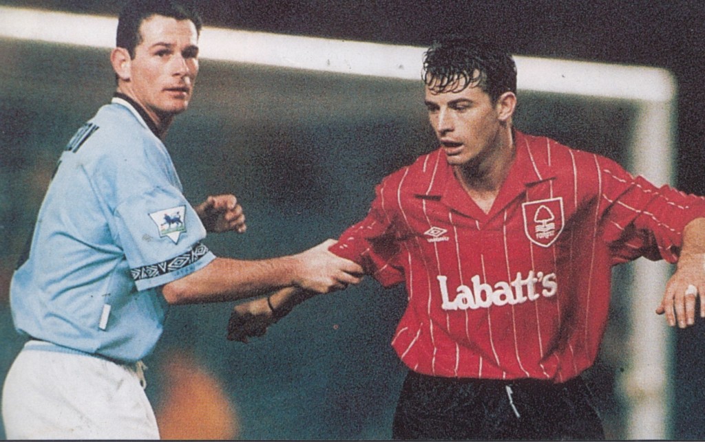 notts forest home coca cola cup 1993 to 94 action 7