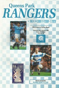 qpr away 1992 to 93 prog
