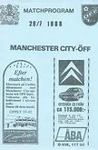 OFF friendly 1988 to 89 prog
