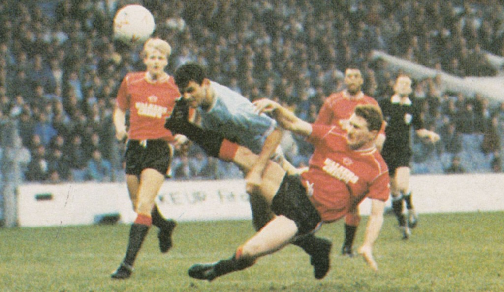 leicester home fa cup 1988 to 89 action7