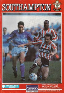 southampton away 1989 to 90 programme