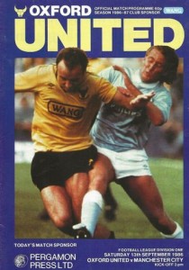OXFORD AWAY 1986 to 87 prog