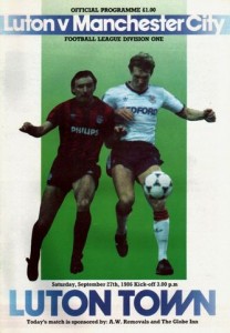 luton away 1986 to 87 prog
