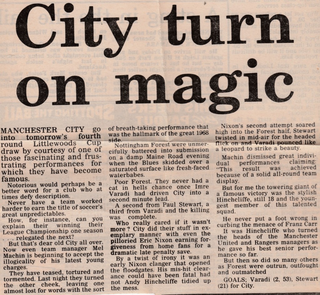 notts forest league cup home 1987 to 88 MENs 28 oct 87