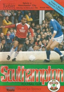southampton away 1986 to 87 prog