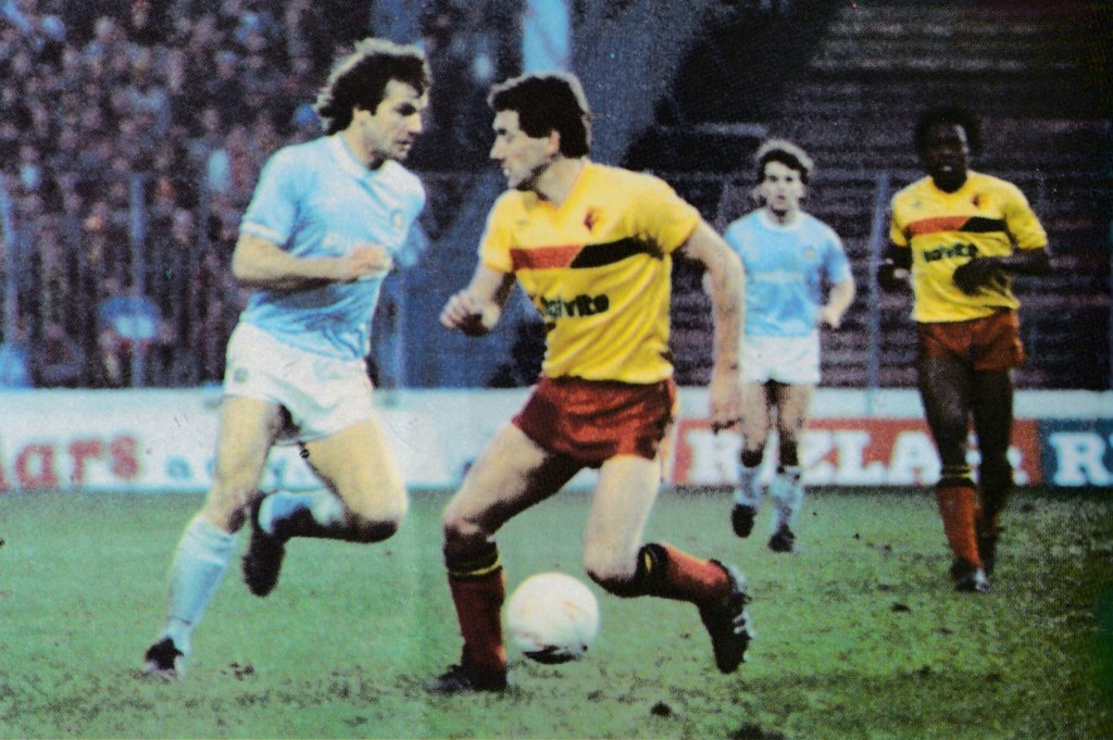 Watford FA Cup 4th Rd home 1985 to 86 action8