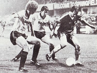 Wigan away Milk Cup 1982 to 83 action2