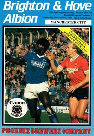 brighton away 1984 to 85 prog