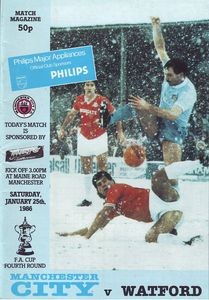 watford fa cup 1985 to 86 prog