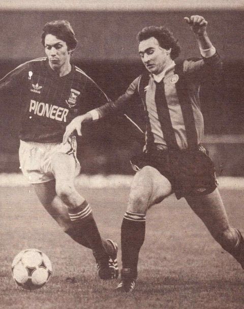 Ipswich away 1981 to 82 action3