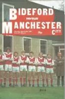 bideford 1981 to 82 prog