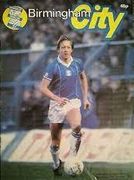 birmingham away 1982 to 83 programme