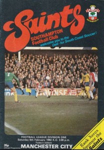 southampton away 1981 to 82 prog