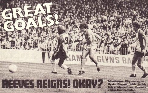 southampton home 1981 to 82 reeves goal