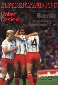 sunderland away fa cup 1982 to 83 prog