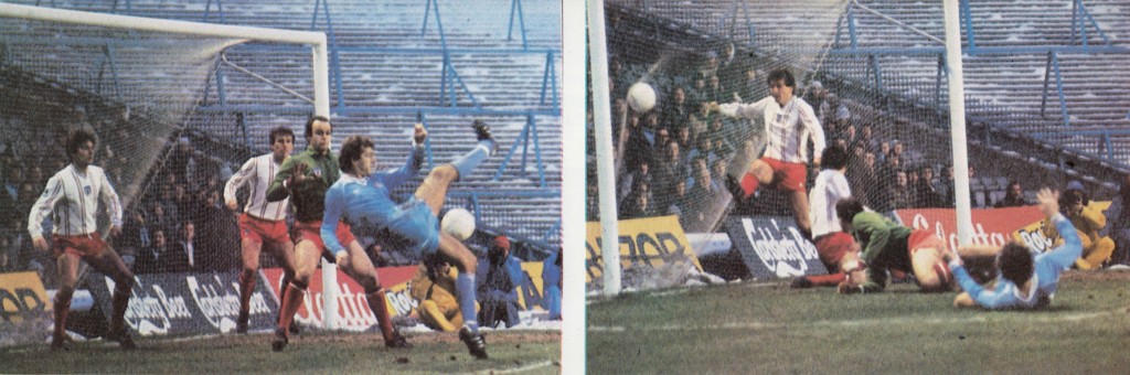 sunderland home 1981 to 82 1st francis goal5