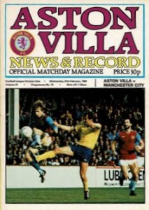 aston villa away 1979 to 80 PROG