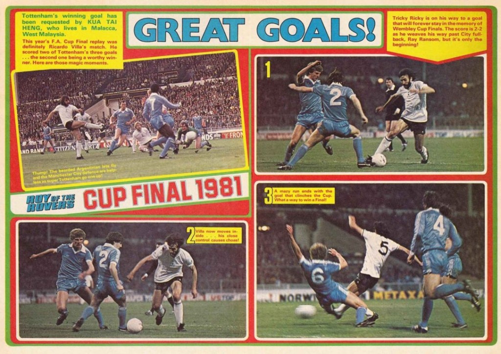 tottenhan 1981 cup final villa goal ROTR