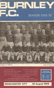Burnley away 1969 to 70 prog